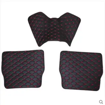 

Car armrest box Back row anti kicking pad holster Artificial Leather For Peugeot 5008 2017-2019 Accessories Car-styling