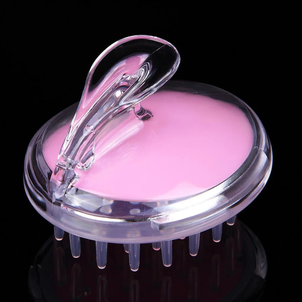 Silicone Hair Scalp Massager Brush Comb for Dandruff Reduce Exfoliating Treatment Shampoo Scrubbing Hair Growth