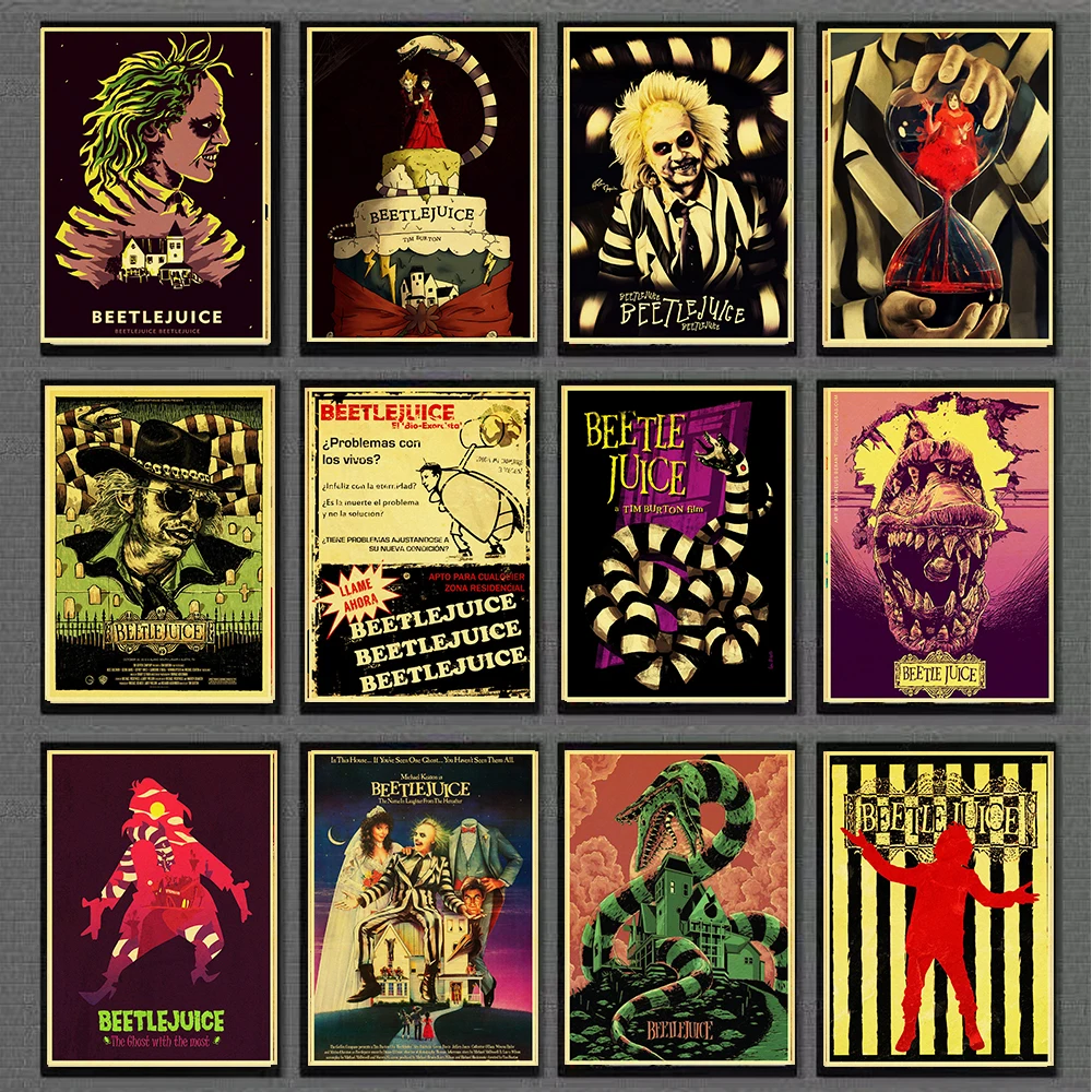 Beetlejuice Art Poster Vintage Movie Funny Horror Men S T Shirt Size S To 3xl Mi Tiles Com