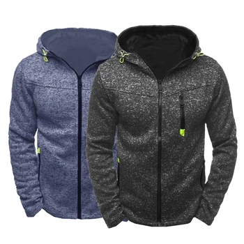 

Men's Sportswear Running Jacket Hoodies Sweatershirt Men Autumn Sports Clothes Male Hoodies Stand Collar Zipper Jackets Clothes