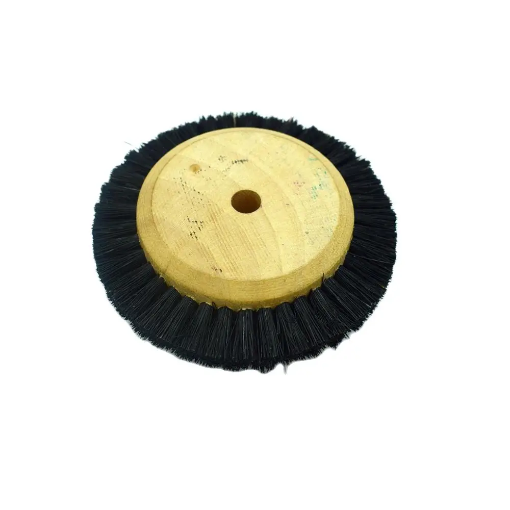 10pcs 나무 허브 로타리 휠 2C Bristle Brush for Jewelry 치과 청소 연마