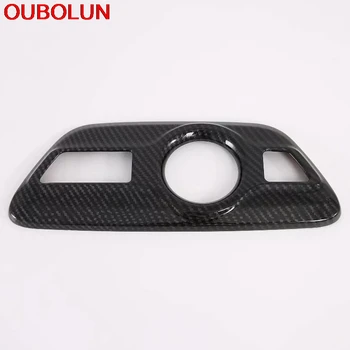 

OUBOLUN For Toyota Prius 2019 2020 LHD Front Inner Gear Shift Box Switch Panel Cover Trim Interior Accessories ABS Carbon Fiber