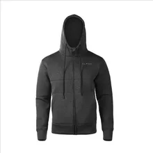 Мужской кардиган с длинным рукавом и капюшоном на молнии, Спортивная толстовка с капюшоном