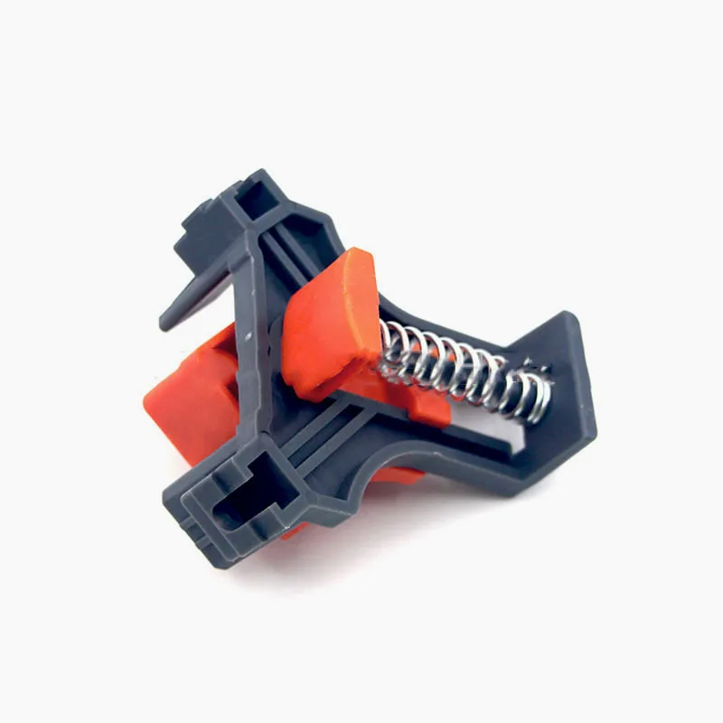 

4Pc/Set 90 Degree Right Angle Clamp Fixing Clips Picture Frame Corner Clamp Woodworking Hand Tool Metal+Plastic Fixed Clamps