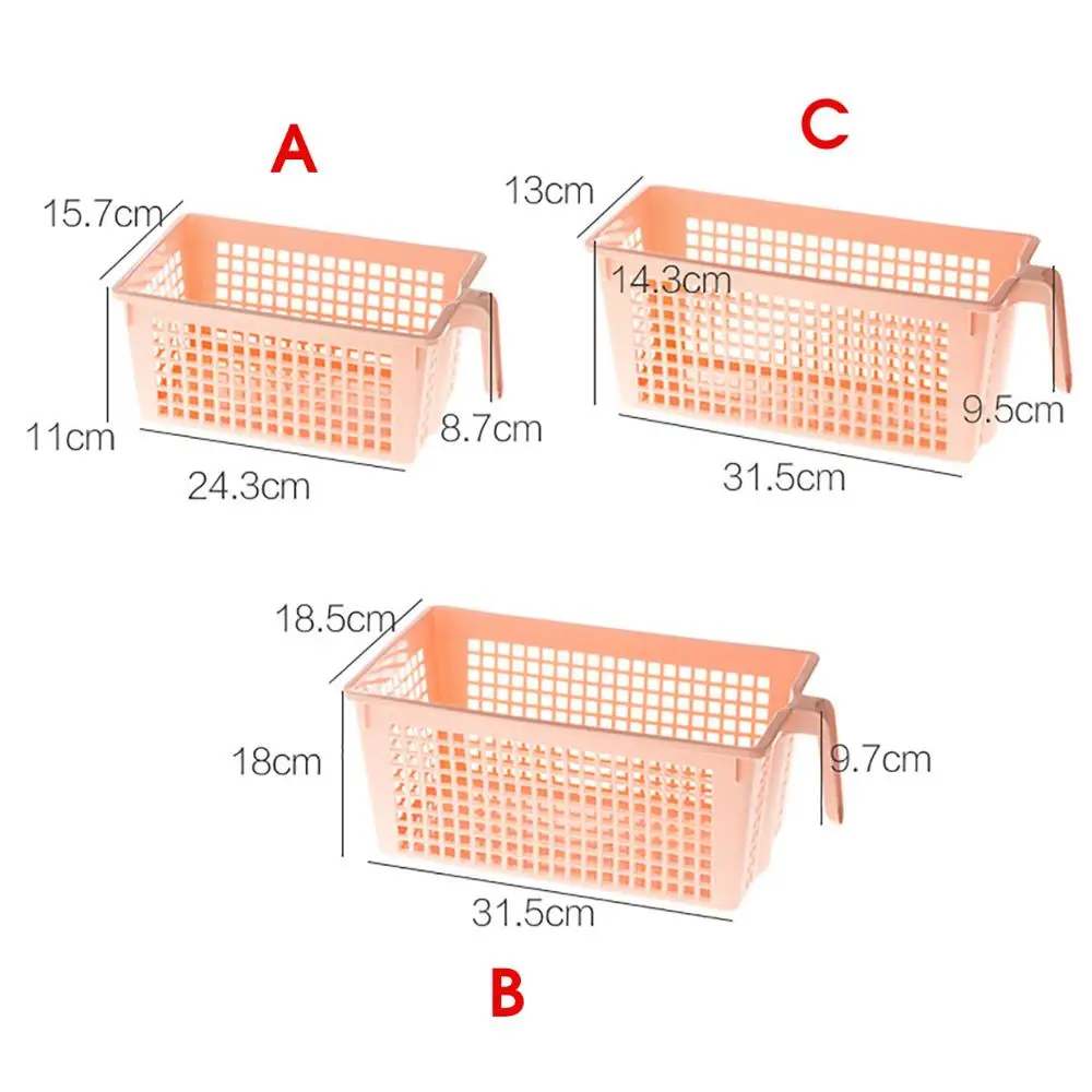 Корзина для хранения в скандинавском стиле с ручкой прямоугольная настольная корзина для хранения закусок и мусора кухонный пластиковый держатель для специй Органайзер