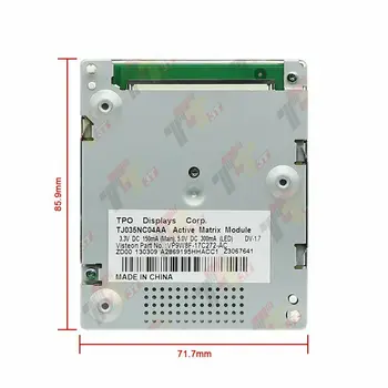 

Dashboard LCD display for Jaguar XF X250 XF-R Instrument Cluster display TPO TJ035NC04AA 2008-2015