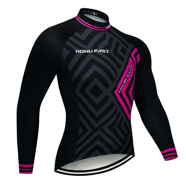 cycling jersey Зимний теплый шерстяной костюм для велосипеда, Мужская теплая толстовка, мужские зимние велосипедные штаны, набор велосипедной формы, Мужская лайкра, спандекс - Цвет: cycling jersey