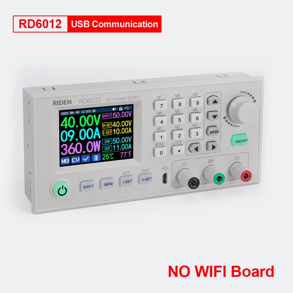 RD6012 RD6012W USB WiFi DC-DC Voltage Current Step Down Power Supply Module