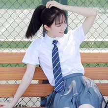 Галстук-бабочка для женщин старшеклассница школьница Косплей Униформа формальный костюм аксессуары галстук бабочка узел Полосатый синий# p35