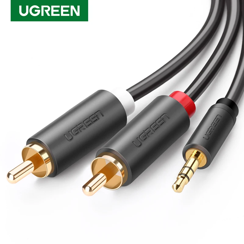 Ugreen RCA 3.5mm jack Cable 2 RCA Male 