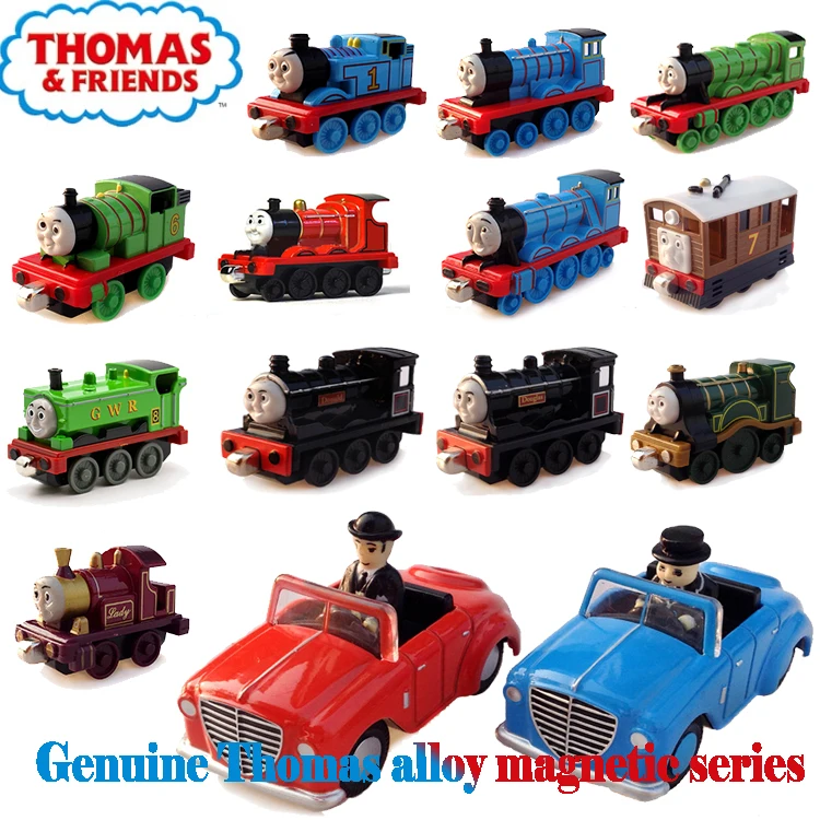 Оригинальный мастер трек Thomas and Friends модель поезда металлический Пластиковый