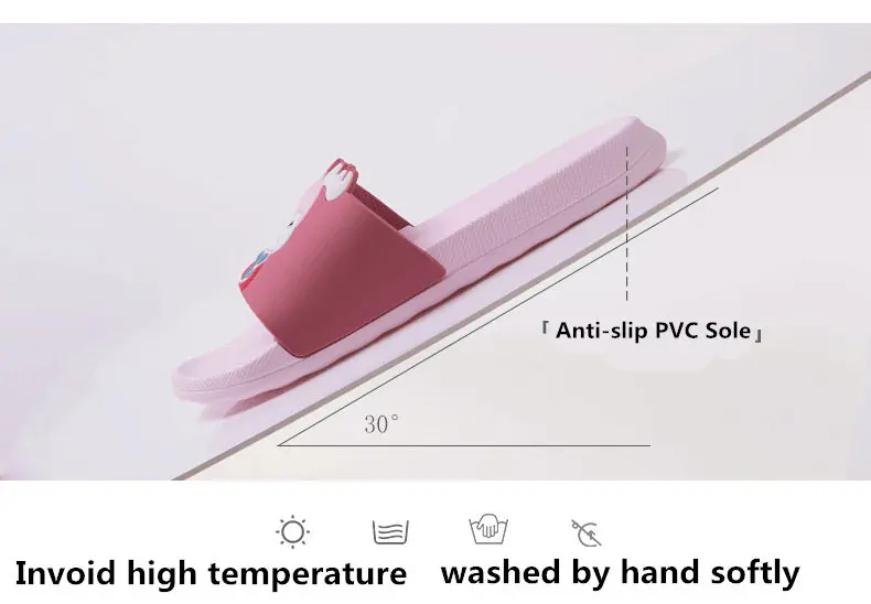 2020 Kids Parents Indoor Slippers Soft PVC Children Mum Dad Bathroom Slipper Anti-slip Boys Girls Summer Home Floor Slides SH295