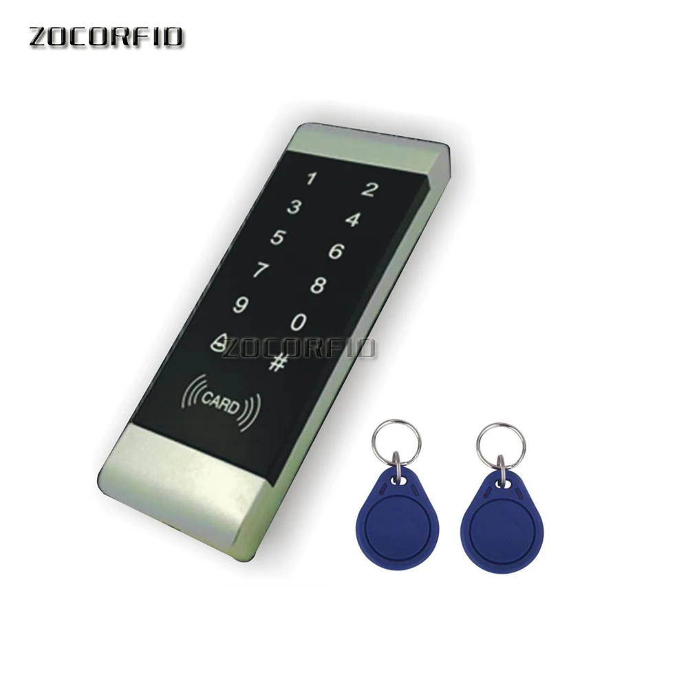 125KHz RFID Access Control Keypad Machine Outdoor Rainproof Cover EM Card Reader For Door Access Control System Lock