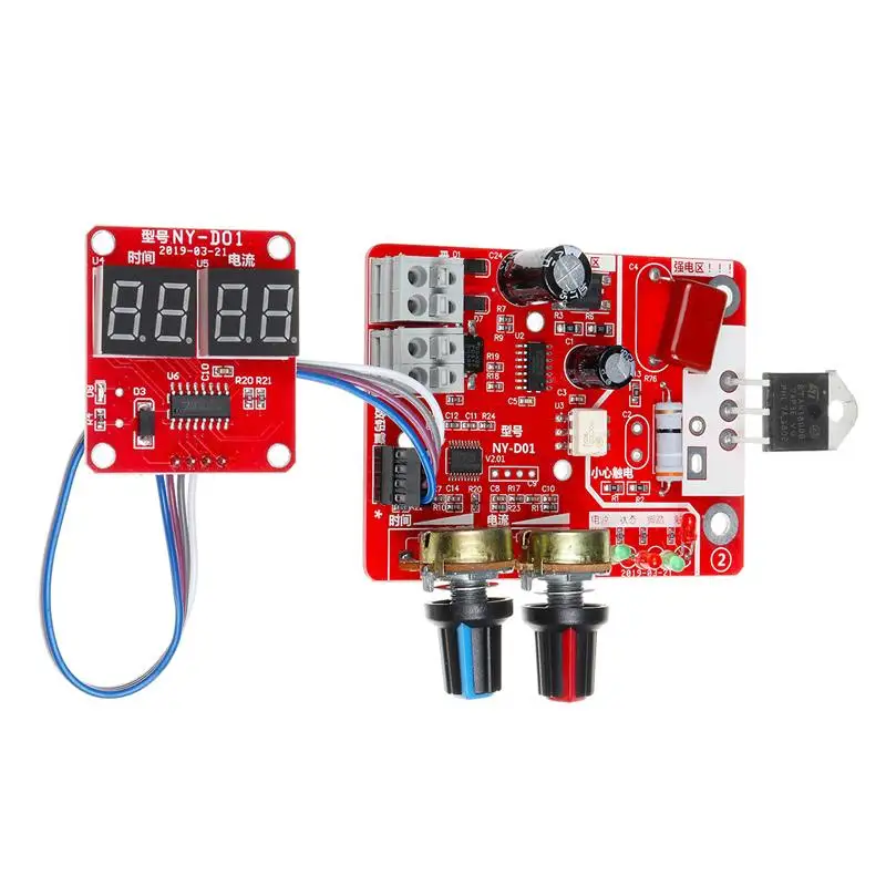 40A/100A точечная сварка машинный пульт управления сварочный трансформатор управление Лер доска синхронизации ток времени цифровой дисплей