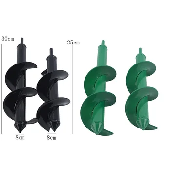 

Garden Auger Spiral Drill Bit Tool Flower Planter Bulb Shaft Drill Auger Yard Gardening Bedding Planting Hole Digger Tool