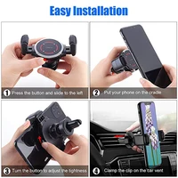 pro mobile phone CAFELE Car Phone Holder in Car Clip Air Vent Mount Car Holder for Mobile Phone Stand for iPhone 11 pro max 8 7 6 6s plus (4)
