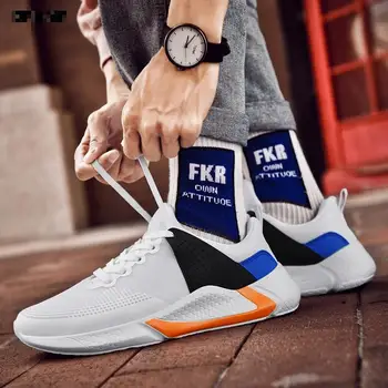 

Men Casual Shoes Fashion Breathable Mesh Sneakers Men Zapatillas Superstar Tennis Trainer Male Running Walking Shoes Black White