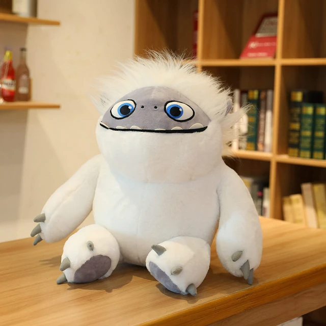 Cute Yeti Plush Toy Fluffy White Hair Snowman Monster Stuffed Animals Toys  Soft Plush Pillow Movie