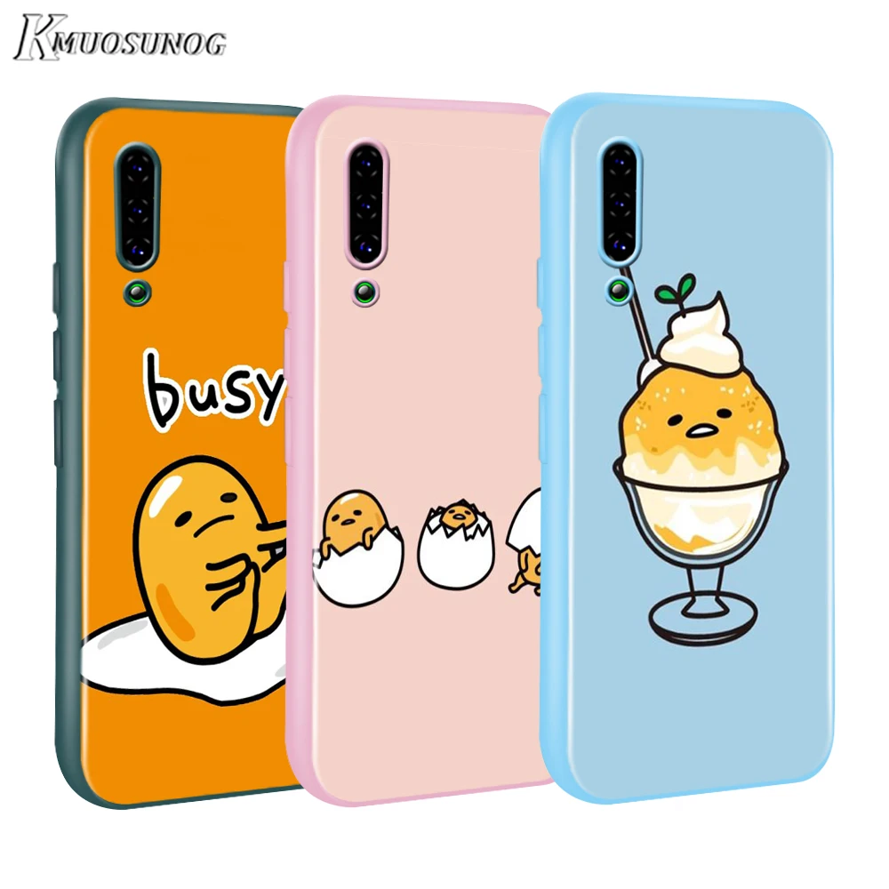 

Lovely Gudetama Baseus Candy Color Cover for Xiaomi Mi NOTE 10 9 8 Pro 9T SE A1 A2 A3 CC9 SE Lite F1 Phone Case