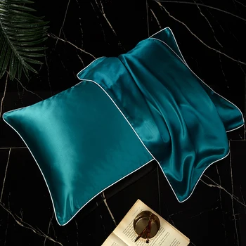 

Real Silk Pillowcases Mulberry Pillow Case for Hair and Skin Hypoallergenic poszewki na poduszki 48x74cm Plain Flofy Pillowcase