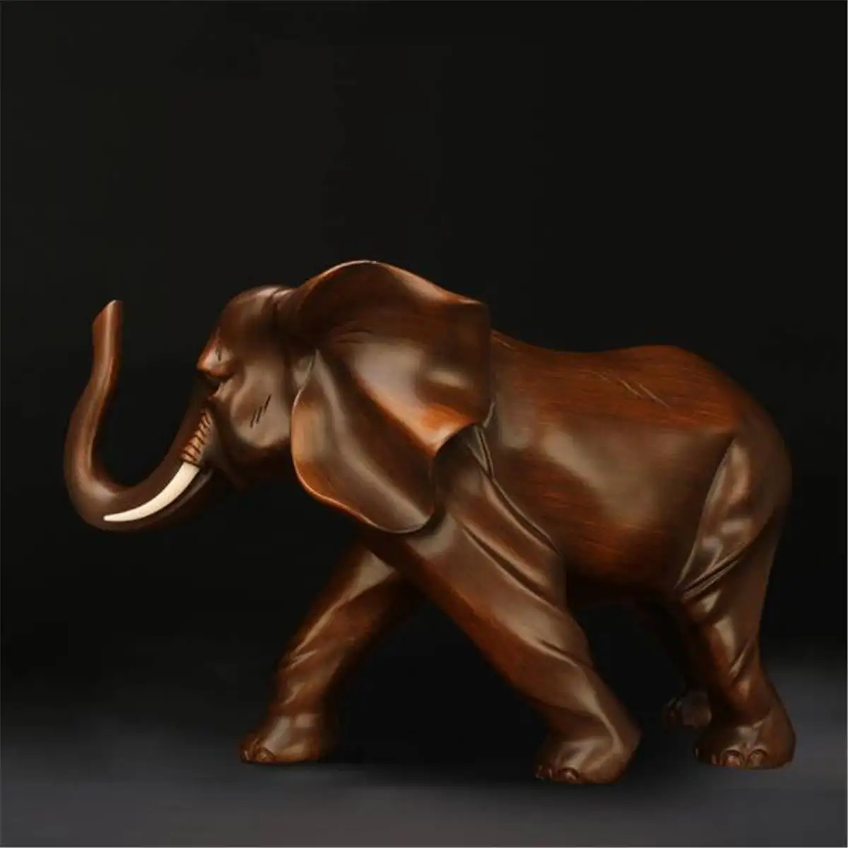 21*12*15 см миниатюрный декор сада, статуэтка слона из смолы, статуэтка животного, ремесла, офисный декор со слоном, украшения
