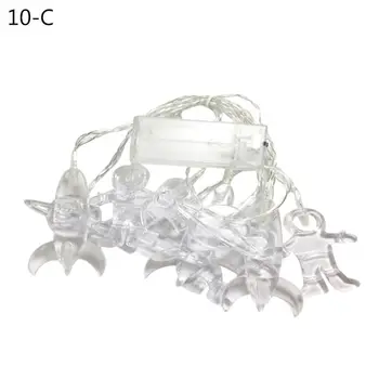 

Spaceman Rocket Cosmos String Light Warm/Colorfu LED for Baby Room Room Party F42B