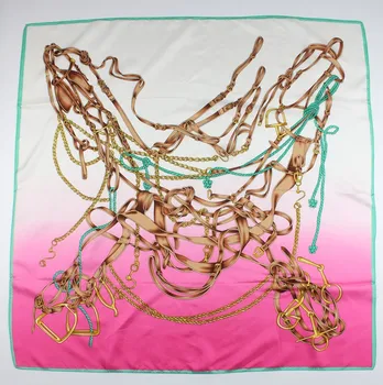 

Sales! Women's 100% Pure Silk 16mm Square Big Scarf Shawl Wrap Kerchief 34.5" HS001-5