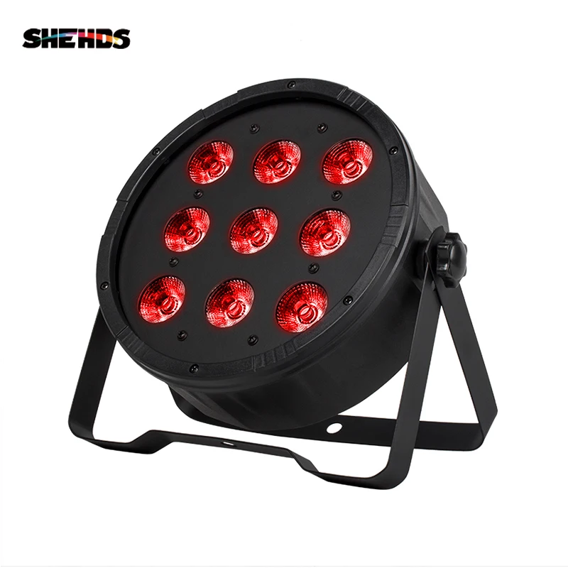 4/8/12pcs 9X12W RGBW 4in1 LED Flat par 9X10W+1X30W Digit Led Disco Light RGB 3IN1 LED Light Stage DJ Light DMX Led Par Party