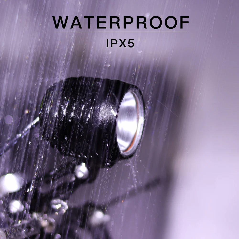 Best WEXPLORE 6V 12V 18V Electric Bike Light For Bafang TSDZ2 Mid Drive Motor LED Headlight CNC Housing Waterproof Ebike Lamp 3