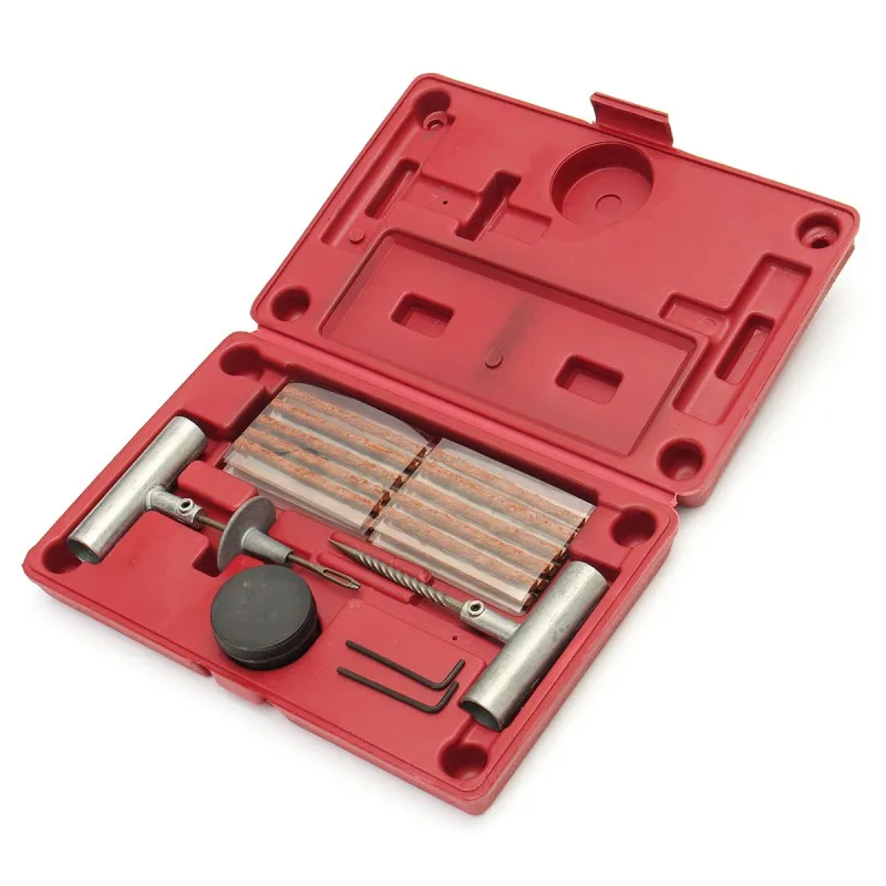 

Hot Sale Motorcycle Car Van Vehicle Wheel Tubeless Tyre Puncture Repair Kit Tire Tools Plug Emergency