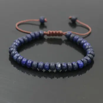 Minimalism Lapis Lazuli Natural Stone Bracelet Men Bracelet Beads Jewelry For Women Girls Lucky Couples Chakra Bracelet Gift