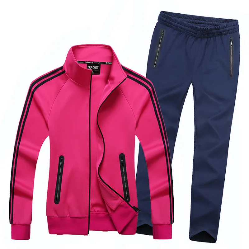 

Spring Autumn Women Tracksuit Sportswear Loose Female Jogging Running Fitness Outfit Casual gym Set Sport Suit Sweatshirt+pant