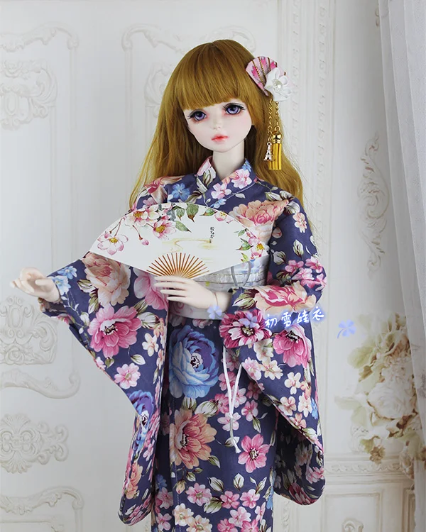 1/6 1/4 1/3 BJD аксессуары Кукла Одежда японское кимоно юката для BJD/SD случайный цвет, не включает в себя куклы, обувь, парик и другие