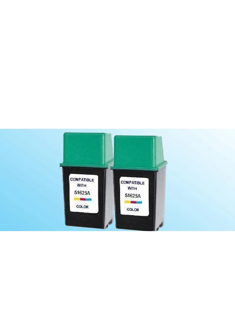 2x совместимые чернильные картриджи совместимые для hp25 за 25 51625A с чернилами hp deskjet 200 200cci 400