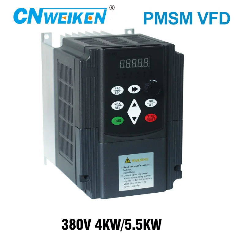 

wk600B Vector Control frequency converter 4.0kw/5.5kw Three-phase 380V Permanent magnet synchronous motor variable frequency speed control controller servo drive