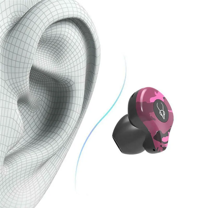 VBNM Sabbat E12 ультра камуфляжные TWS Bluetooth наушники V5.0 беспроводные наушники спортивные наушники гарнитура с шумоподавителем
