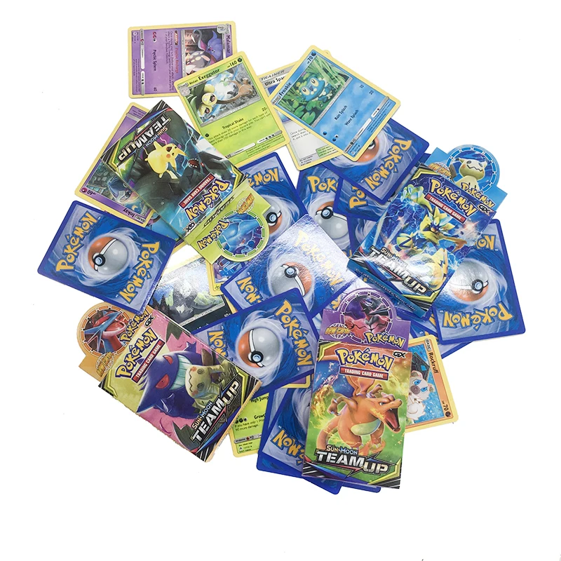 Takara Tomy Pokemon 33 шт. GX EX MEGA Flash Card Меч Щит Солнце Луна Коллекционная карта подарок детская игрушка