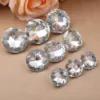 10pcs Diamond Upholstery Buttons Crystal Nails Gem Decorative Tacks Studs 20/25/30mm Craft Handmade Leather Sofa Bag Board 2