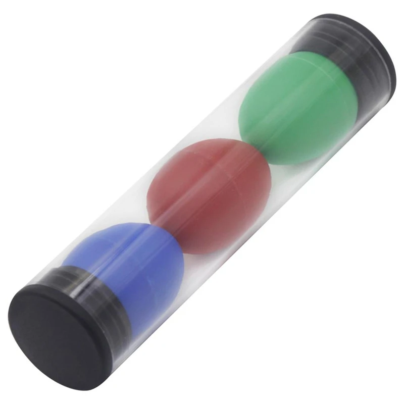 3 Pcs Sand Egg Cylinder Orff Instrument Set African Drum Ukulele Dedicated Shakers Random Color for Kid Children KTV Party Game