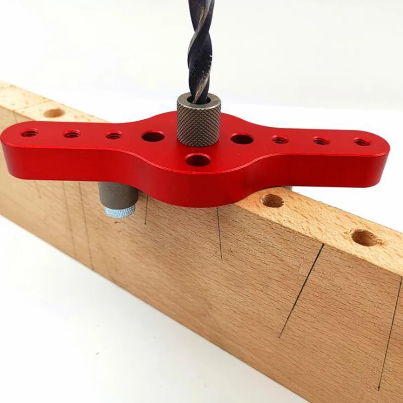 

Aluminum Alloy Dowelling Jig Kit For Furniture Fast Connecting Cam Fitting Woodworking Drill Guide Kit Locator