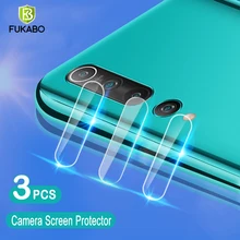 3 pièces caméra Protection verre trempe pour Xiaomi Redmi Note 9Pro 7 8Pro 10 Lite 9S Film de Protection d'écran protecteurs Mi 10 9 8 Lite Poco M3 f2 Pro X3 appareil photo arriere