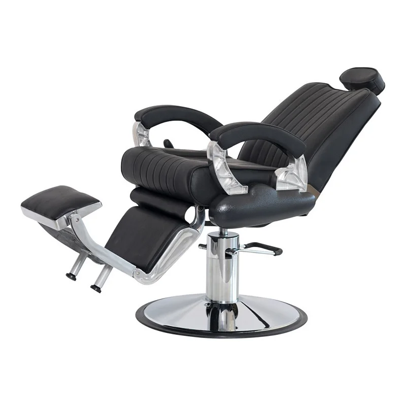 

European Barber Salon Supplies Swivel Chair Rotatable Hairdressing Cutting Equipment for Hair Stylist Stainless Steel PUleather