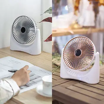 

3 Speed Adjustable Mini Portable Fan USB Charging Mute Cooling Fan Desktop Air Cooler for Office Home Room