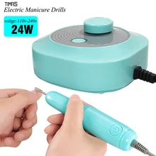 24 Вт 25000 об/мин профессиональный электрический аппарат для маникюра и педикюра с резцом для ногтей, набор инструментов для маникюра и педикюра