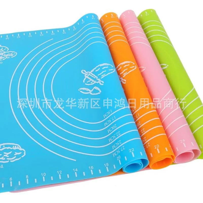 

Silicone Baking Mat Roll Dough Mat High-temperature Resistant Microwave Baking Large Size Insulation Pad 65*45 40*50