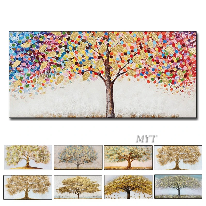 Günstige Neue Ankunft Ölgemälde 100% Handmad Wand Kunst Wohnkultur Bild Moderne Handgemalte Ölgemälde Auf Leinwand Hochzeit Dekoration