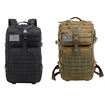 

34L Tactical Assault Pack Backpack Army Molle Waterproof Bug Out Bag Small Rucksack for Outdoor Hiking Camping Hunting