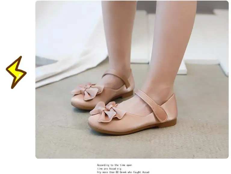 Cute girl shoes fashion lace bow children's shoes party dance princess girl flower shoes for girls soft cute shoes school party