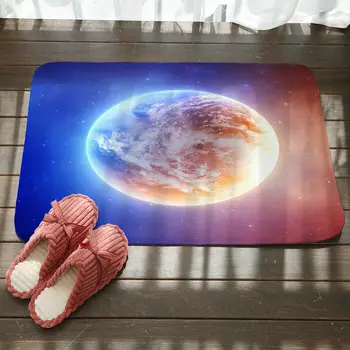 

Luxury Planet Meteor Shower Doorway Carpet Rugs Living Room Bedroom Decor Non-slip Floor Mat Bathroom Kitchen Doormat Clean Mat