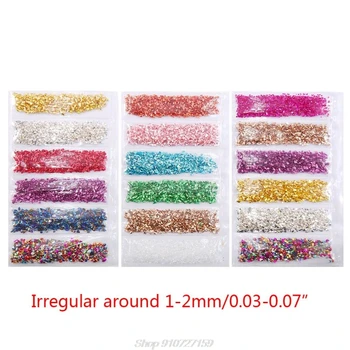 

1 Set DIY Crafts Nail Art Decorations Broken Glass Stones Crystal UV Epoxy Resin Filler Making Fillings N2 20 Dropshipping